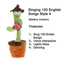 Dancing Cactus Plush Toy - Lusy Store LLC