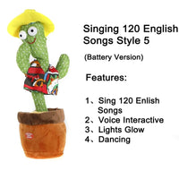 Dancing Cactus Plush Toy - Lusy Store LLC