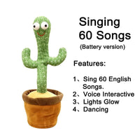 Dancing Cactus Plush Toy - Lusy Store LLC