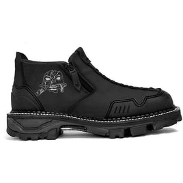 Dr. Martens Halloween Skull Print Men's Boots - Lusy Store LLC