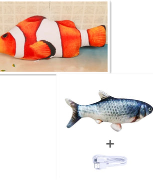 Electric Jumping Fish Toy for Cats – No Catnip