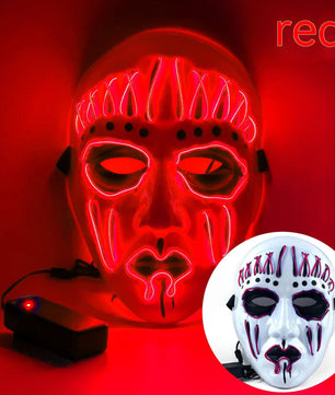 Electroluminescent Cold Light Mask for Halloween Performance - Lusy Store LLC