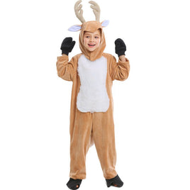 Festive Christmas Reindeer Costume for Children's Halloween Plays and Performances - Lusy Store LLC