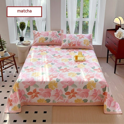 Floral Cotton Quilt Cover Set with Pillowcases - Lusy Store LLC