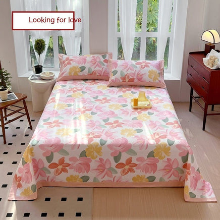 Floral Cotton Quilt Cover Set with Pillowcases - Lusy Store LLC