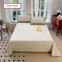 Floral Cotton Quilt Cover Set with Pillowcases - Lusy Store LLC