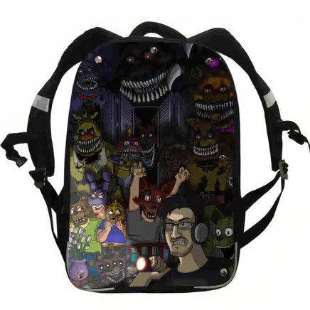 FNaF Backpack Freddy Chica Foxy Boys Girls Teenager School Bags - Lusy Store LLC