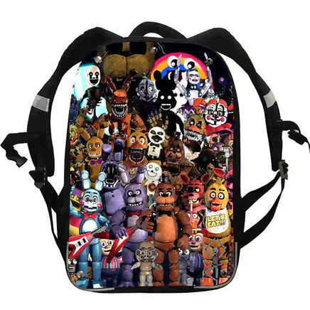 FNaF Backpack Freddy Chica Foxy Boys Girls Teenager School Bags - Lusy Store LLC