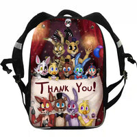 FNaF Backpack Freddy Chica Foxy Boys Girls Teenager School Bags - Lusy Store LLC