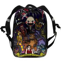 FNaF Backpack Freddy Chica Foxy Boys Girls Teenager School Bags - Lusy Store LLC