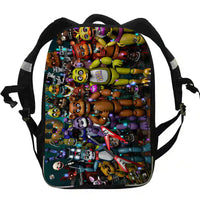 FNaF Backpack Freddy Chica Foxy Boys Girls Teenager School Bags - Lusy Store LLC