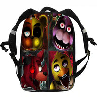 FNaF Backpack Freddy Chica Foxy Boys Girls Teenager School Bags - Lusy Store LLC