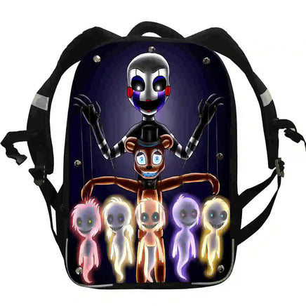 FNaF Backpack Freddy Chica Foxy Boys Girls Teenager School Bags - Lusy Store LLC