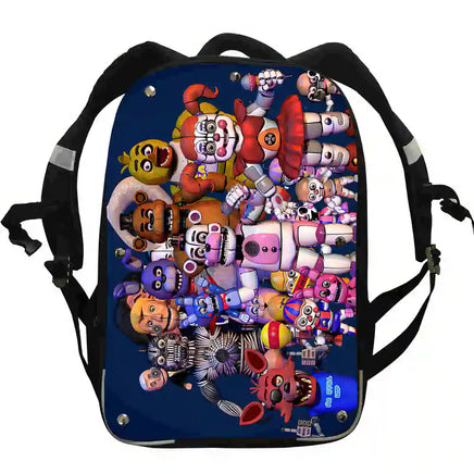 FNaF Backpack Freddy Chica Foxy Boys Girls Teenager School Bags - Lusy Store LLC