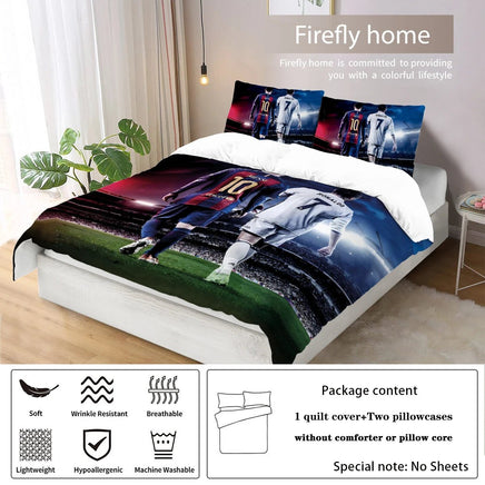 Football Bedding Set Star Collection Personalized Bedroom Set - Lusy Store LLC