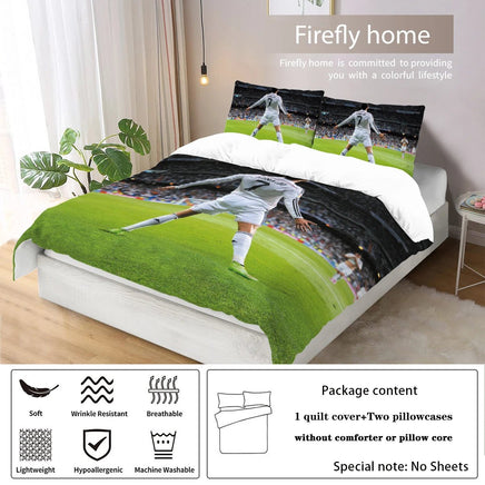 Football Bedding Set Star Collection Personalized Bedroom Set - Lusy Store LLC