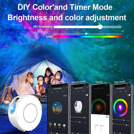 Smart Galaxy Projector: Colorful Starry Sky - Lusy Store LLC 