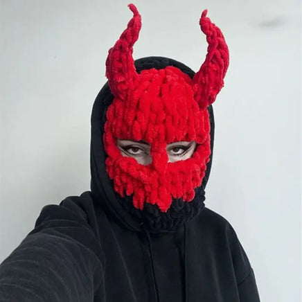 Halloween Knitted Balaclava Hat - Lusy Store LLC 