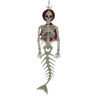 Halloween Hanging Mermaid Bone Pendant Outdoor Decoration for Courtyard - Lusy Store LLC