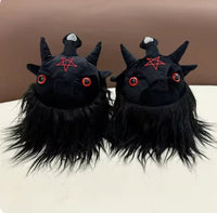 Halloween Horror Plush Slippers - Lusy Store LLC