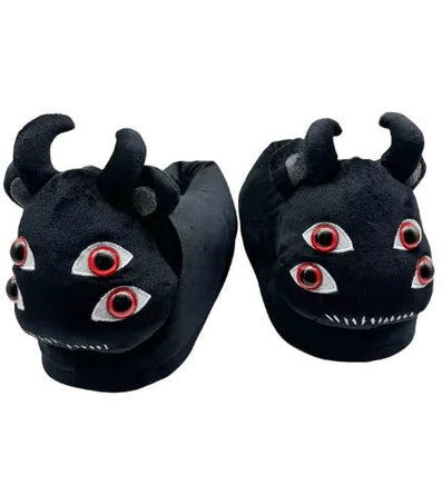 Halloween Horror Plush Slippers - Lusy Store LLC