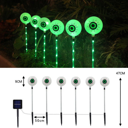 Halloween LED Solar Eyeball Decorative Lamp for Ground Courtyard - Lusy Store LLC