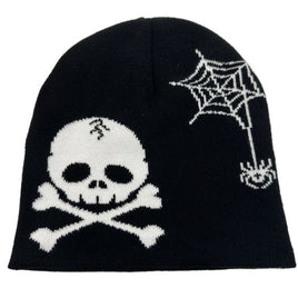 Halloween Pirate Skull Knitted Hat for Party - Lusy Store LLC