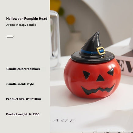 Halloween Pumpkin Aromatherapy Candle Decorative Ornaments - Lusy Store LLC