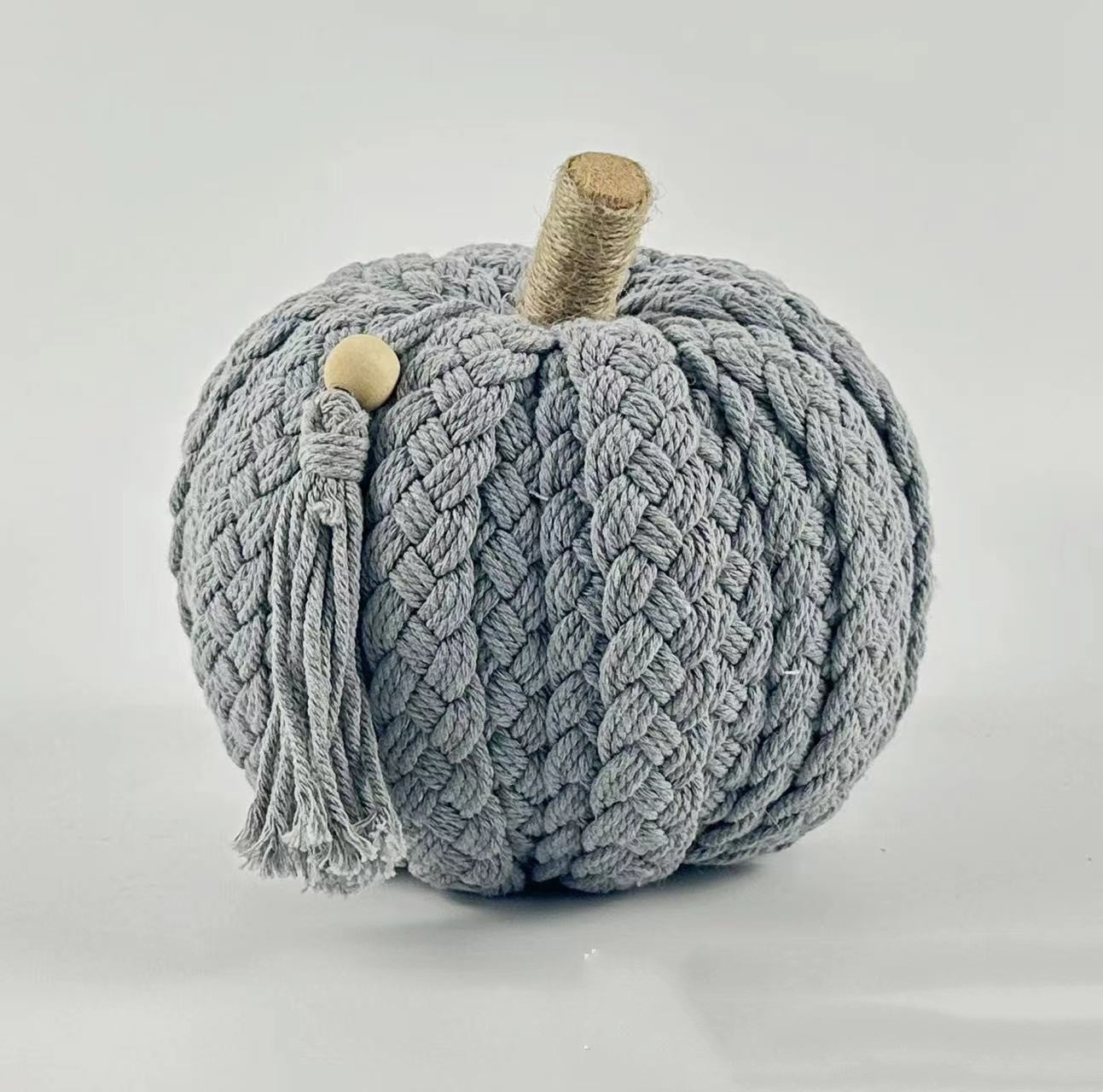 Halloween Simulation Cotton String Pumpkin Desktop Decoration - Lusy Store LLC