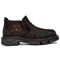 Halloween - themed Men's Skull Booties in Fashionable Style - Lusy Store LLC