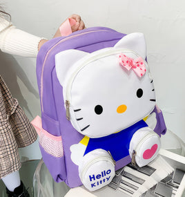 Hello Kitty Backpack Cute Cartoon 3D School Bag - Lusy Store LLC