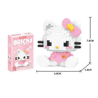 Hello Kitty Building Block Sanrio Anime Figure - Lusy Store LLC