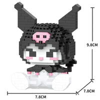 Hello Kitty Building Block Sanrio Anime Figure - Lusy Store LLC