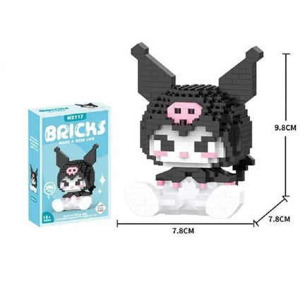 Hello Kitty Building Block Sanrio Anime Figure - Lusy Store LLC