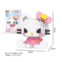 Hello Kitty Building Block Toy - Lusy Store LLC