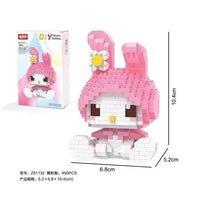 Hello Kitty Building Block Toy - Lusy Store LLC