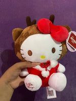 Hello Kitty Christmas Santa Reindeer Plushies - Lusy Store LLC