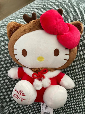 Hello Kitty Christmas Santa Reindeer Plushies - Lusy Store LLC