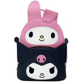 Hello Kitty Kuromi Melody Creative Backpack Storage Stationery Leather Mini Student Backpack Gift - Lusy Store LLC