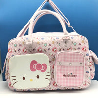 Hello Kitty Large Capacity Crossbody Bag Pink Shoulder Bags For Women Y2k Sweet Girl PU Leather Handbag - Lusy Store LLC