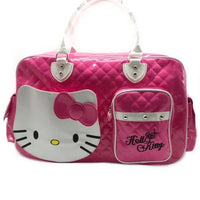 Hello Kitty Large Capacity Crossbody Bag Pink Shoulder Bags For Women Y2k Sweet Girl PU Leather Handbag - Lusy Store LLC