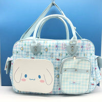 Hello Kitty Large Capacity Crossbody Bag Pink Shoulder Bags For Women Y2k Sweet Girl PU Leather Handbag - Lusy Store LLC