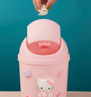 Hello Kitty Mini Trash Can - Lusy Store LLC