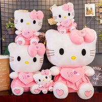 Hello Kitty Plush Toy Pink Bowknot Dress Peluche Doll Cute Pillow Children Gifts - Lusy Store LLC