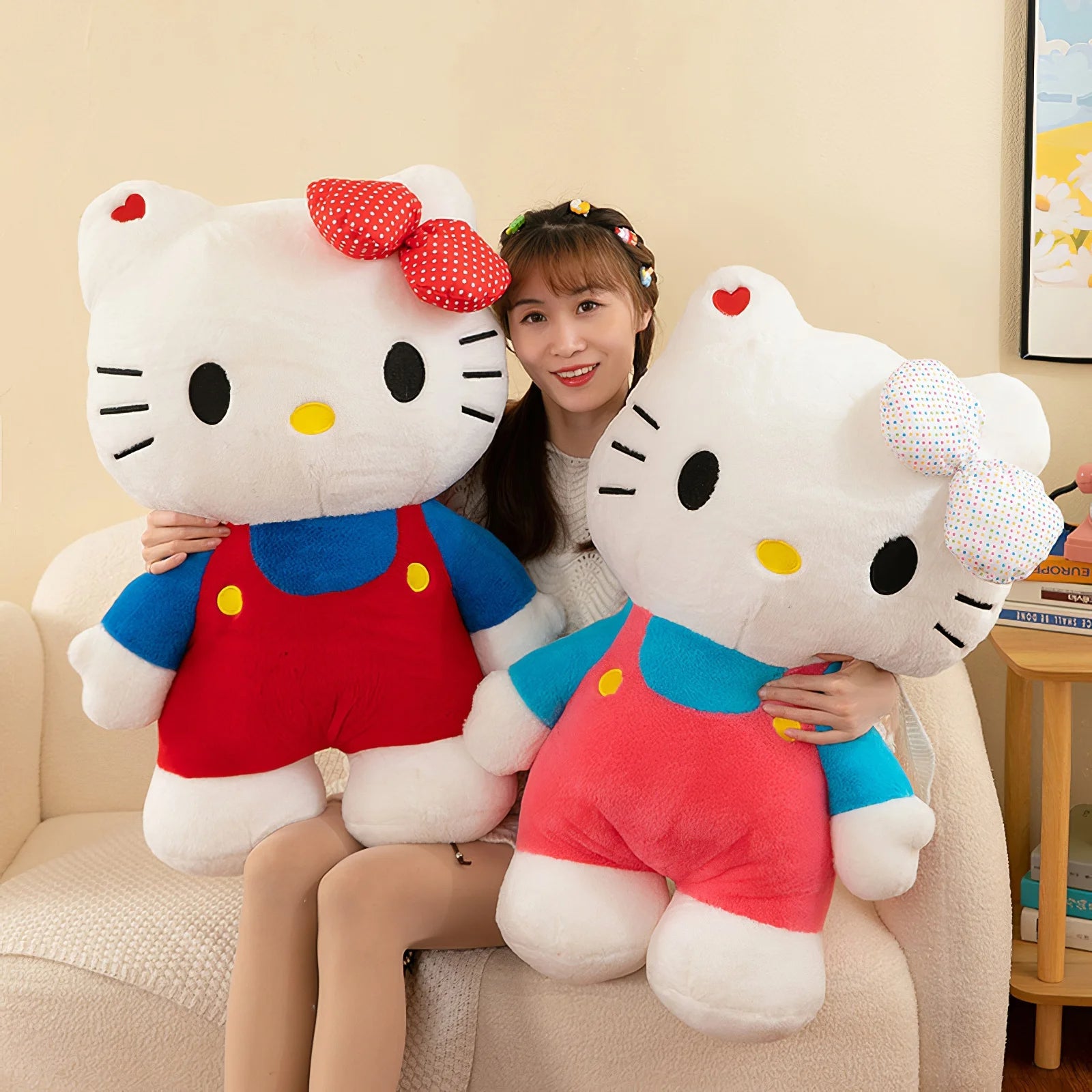 Hello Kitty Plush Toy Soft Stuffed Big Size Plushies Bed Pillow Cushion Gift - Lusy Store LLC