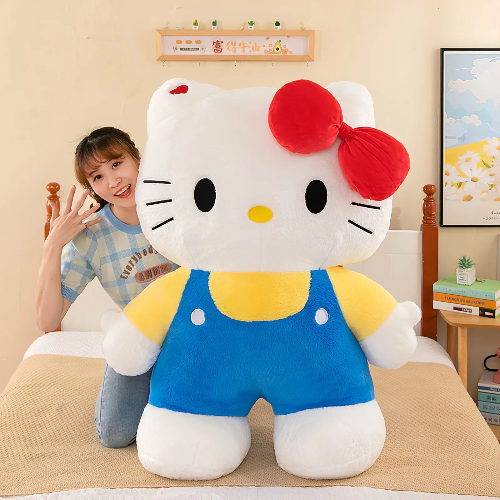 Hello Kitty Plush Toy Soft Stuffed Big Size Plushies Bed Pillow Cushion Gift - Lusy Store LLC