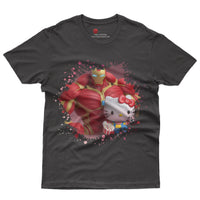 Hello kitty tee shirt - Ironman Kitty cute graphic tees - Unisex novelty cotton t shirt - Lusy Store LLC