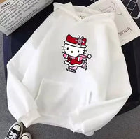 Hello Kitty White Hoodie - Lusy Store LLC