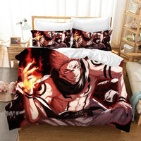 Jujutsu Kaisen Bedding Set Anime Duvet Cover Bed Linen Twin Queen King Single Size Bedding Gift - Lusy Store LLC