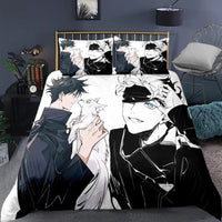 Jujutsu Kaisen Bedding Set Anime Duvet Cover Bed Linen Twin Queen King Single Size Bedding Gift - Lusy Store LLC